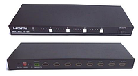 03-01-336. HDMI Matrix 4x4 switch+splitter (4 гнезда HDMI - 4 гнезда HDMI), 4K@30Hz, с питанием, HSV312