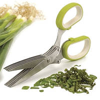 Кухонні ножиці для нарізки зелені Fackelmann