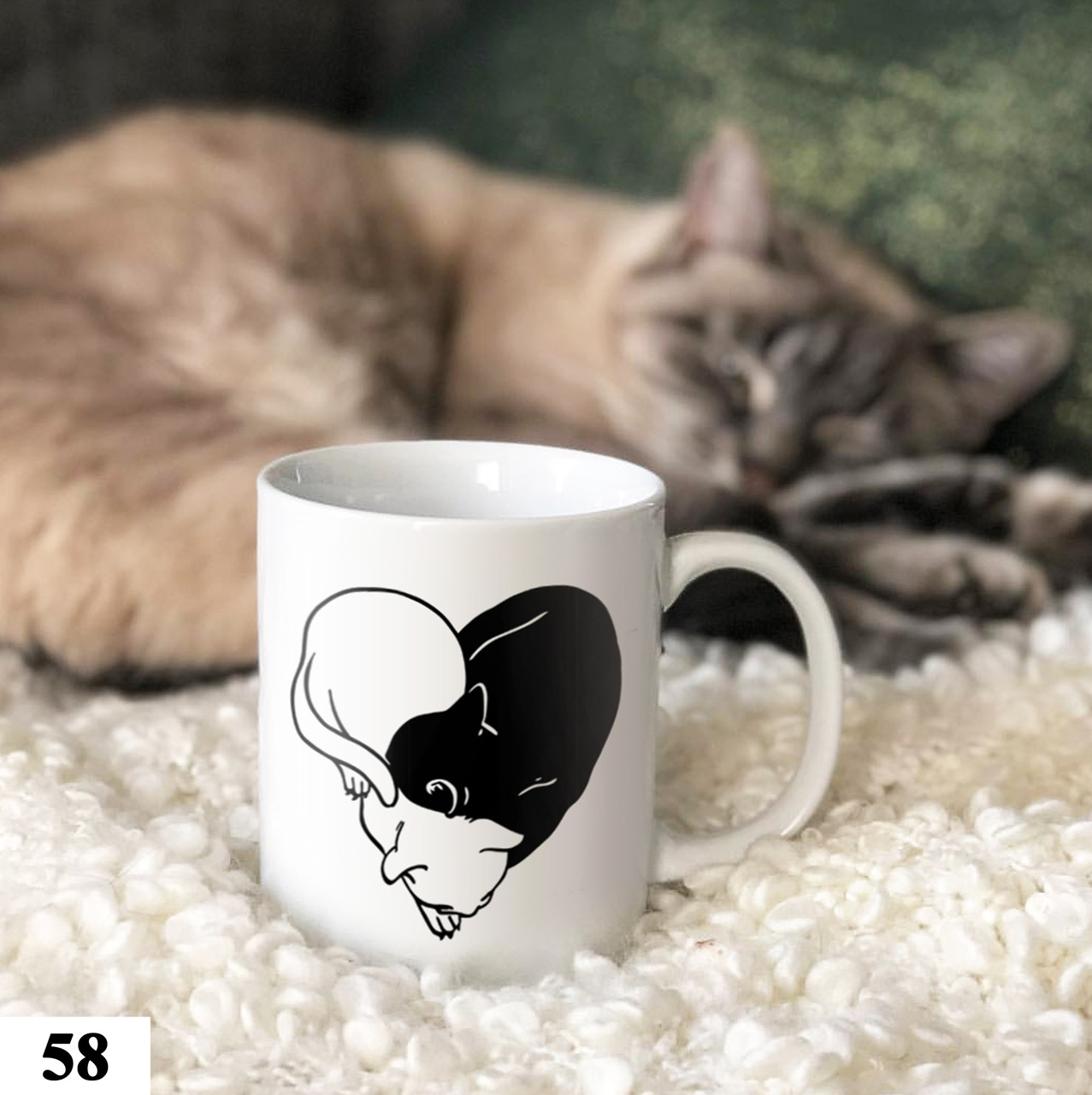 Чашка з принтом Інь-Янь, фото 1