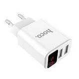 Мережевий Зарядний Пристрій v сдисплеем Hoco C63A 2USB Led, фото 8