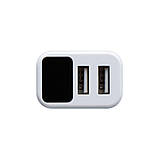 Мережевий Зарядний Пристрій v сдисплеем Hoco C63A 2USB Led, фото 7