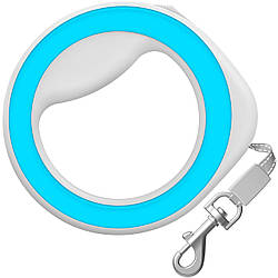 Поводок-рулетка WAUDOG кругла, для собак дрібних і середніх порід до 40 кг, 2,9 м