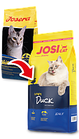 Сухой корм для кошек JosiCat Crispy Duck 0.650кг