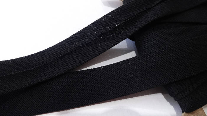 Купить Косая бейка 100% хлопок Польша 18 мм черная (21), цена 10.70 ...