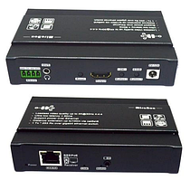 03-03-236. HDMI EXTENDER: приймач (RX), 4K + IR pass back + RS232 + Extra Audio, over IP, HSV622PoE