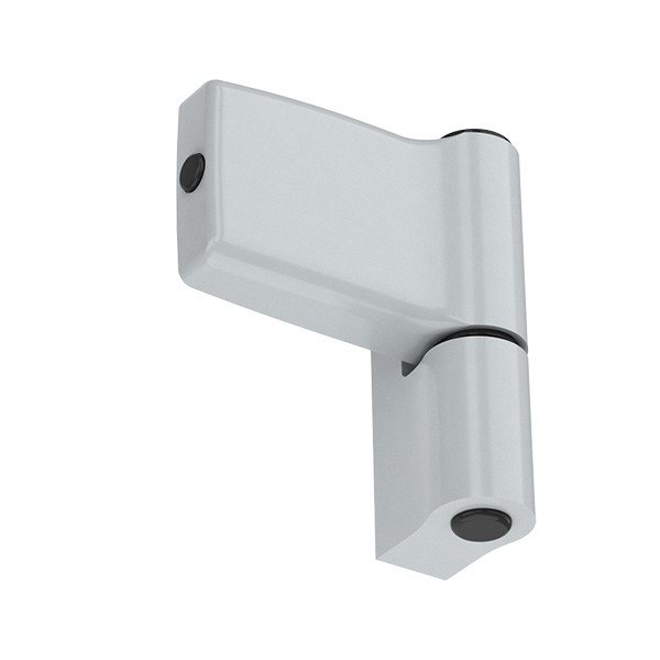 Петля дверна MEDOS JOCKER JUNIOR до 80 кг наплав 16 - 19 мм колір сірий 17,5 А, фото 1