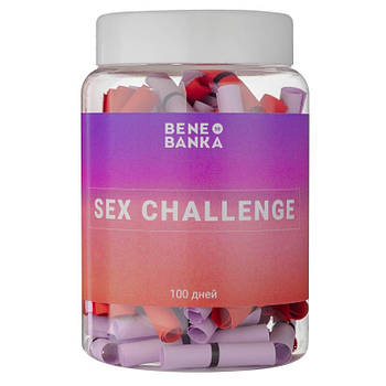 Баночка Sex challenge (російський язичок)