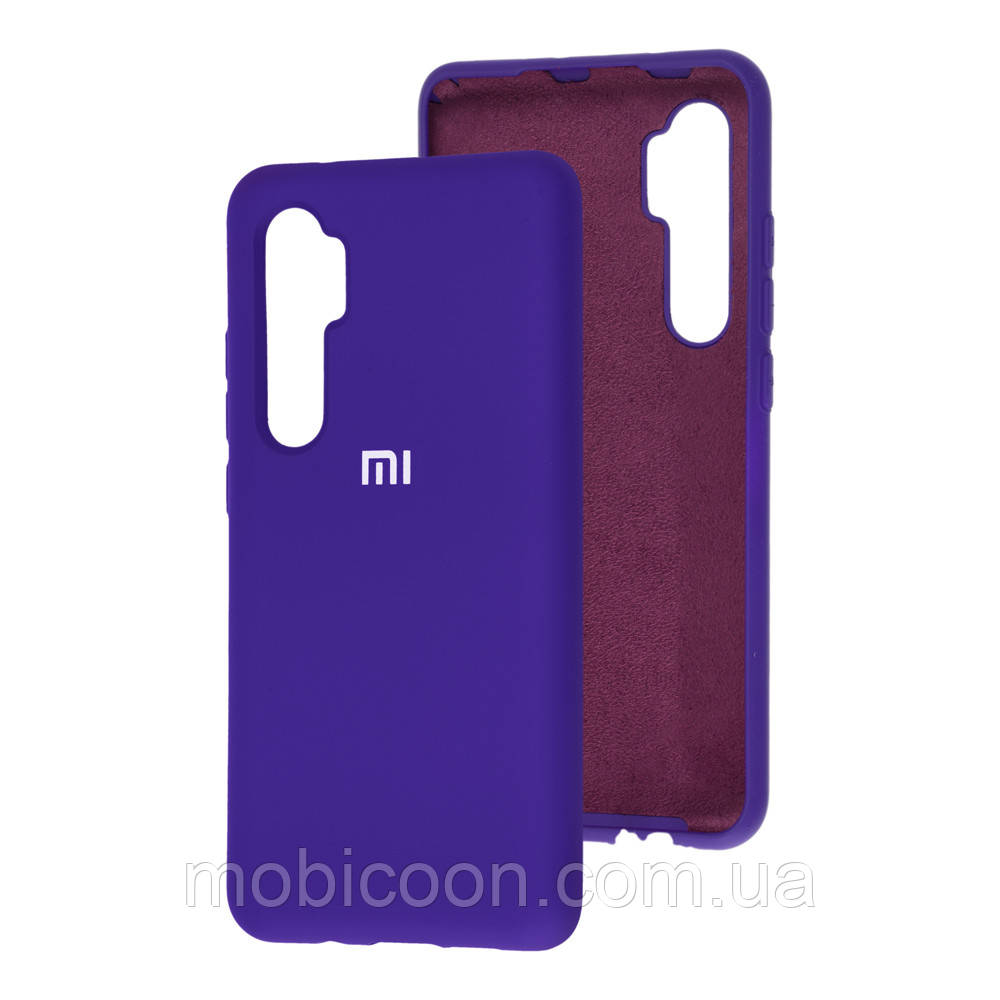 Чохол Silicone case full для Xiaomi Mi Note 10 Lite Grape (сяомі мі нот 10 лайт)