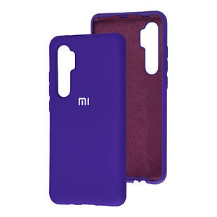 Чохол Silicone case full для Xiaomi Mi Note 10 Lite Grape (сяомі мі нот 10 лайт)