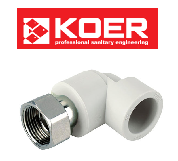 КУТ З НАКИДНОЮ ГАЙКОЮ Koer 20×1/2F K0144.PRO (Чехія)