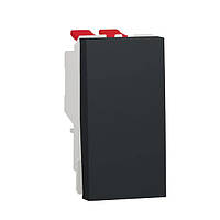 Вимикач 1кл перехресний 1м антрацит Unica New Schneider Electric NU310554