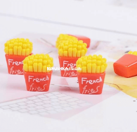 Шарм «Картопля French fries» для слайма, фото 2