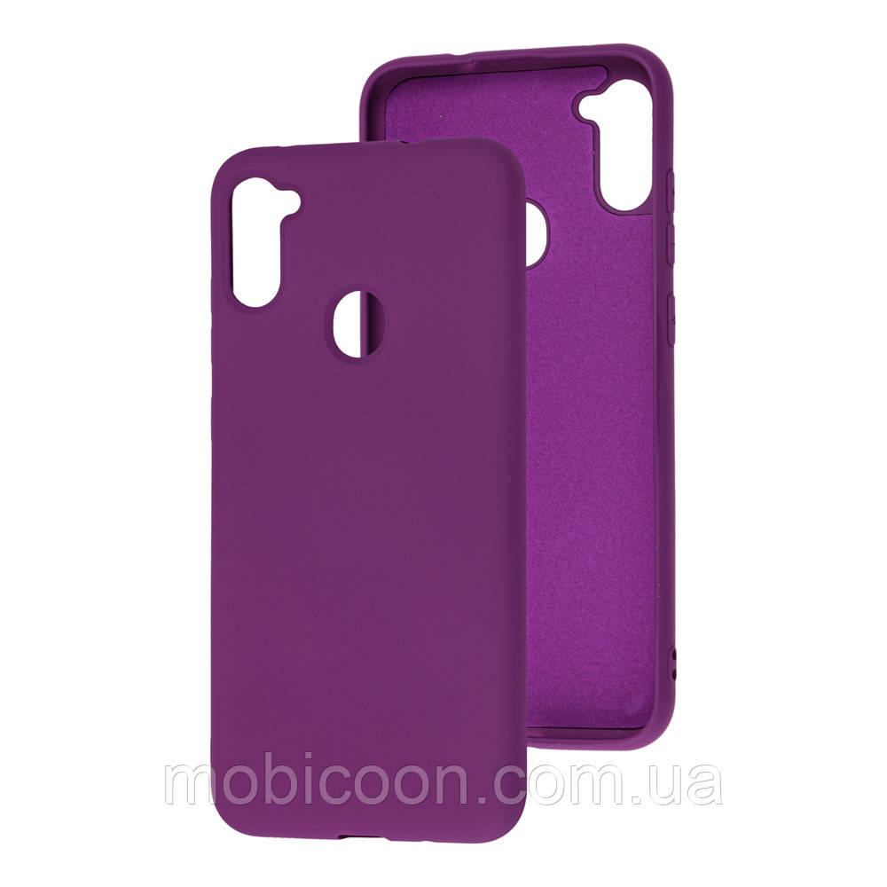 Чохол Silicone case full для Xiaomi Mi Note 10 Lite Purple (сяомі мі нот 10 лайт)