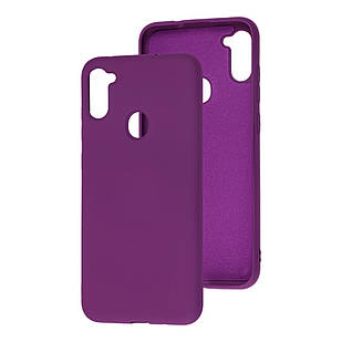 Чохол Silicone case full для Xiaomi Mi Note 10 Lite Purple (сяомі мі нот 10 лайт)