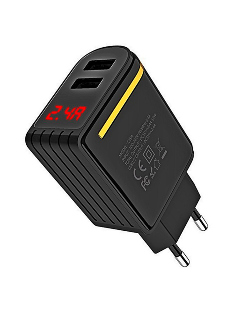 Мережевий Зарядний Пристрій Hoco C39A 2USB