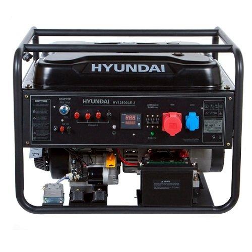 Генератор бензиновий Hyundai HY12500LE-3, фото 1