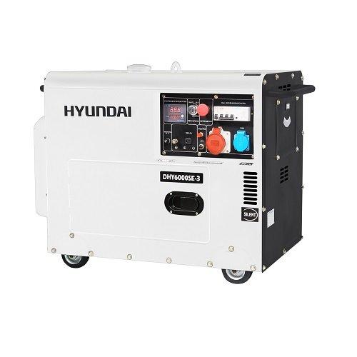 Генератор дизельний Hyundai DHY6000SE-3, фото 1