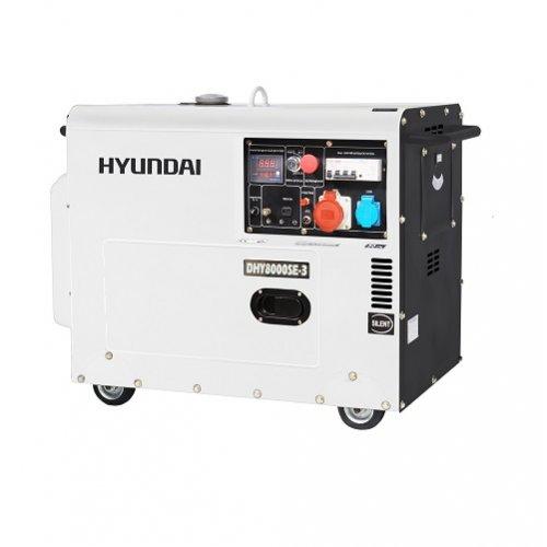 Генератор дизельний Hyundai DHY 8000SE-3, фото 1