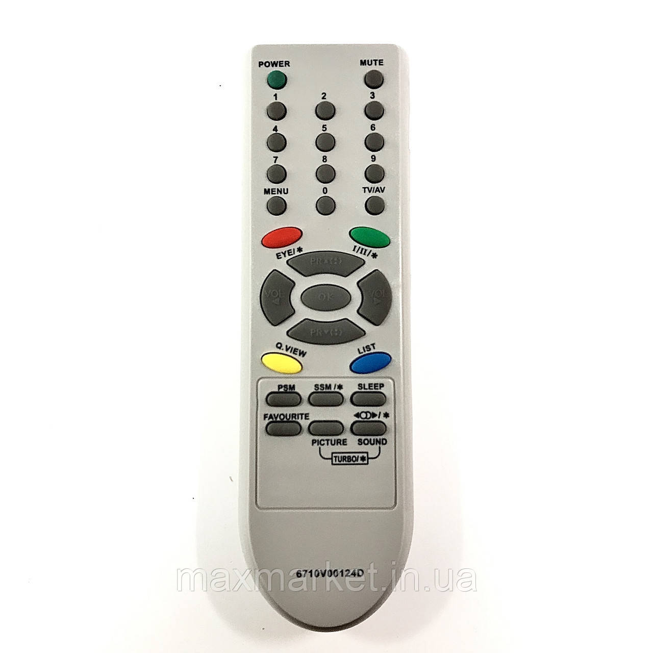 Пульт дистанционного управления LG 6710V00124D [TV]