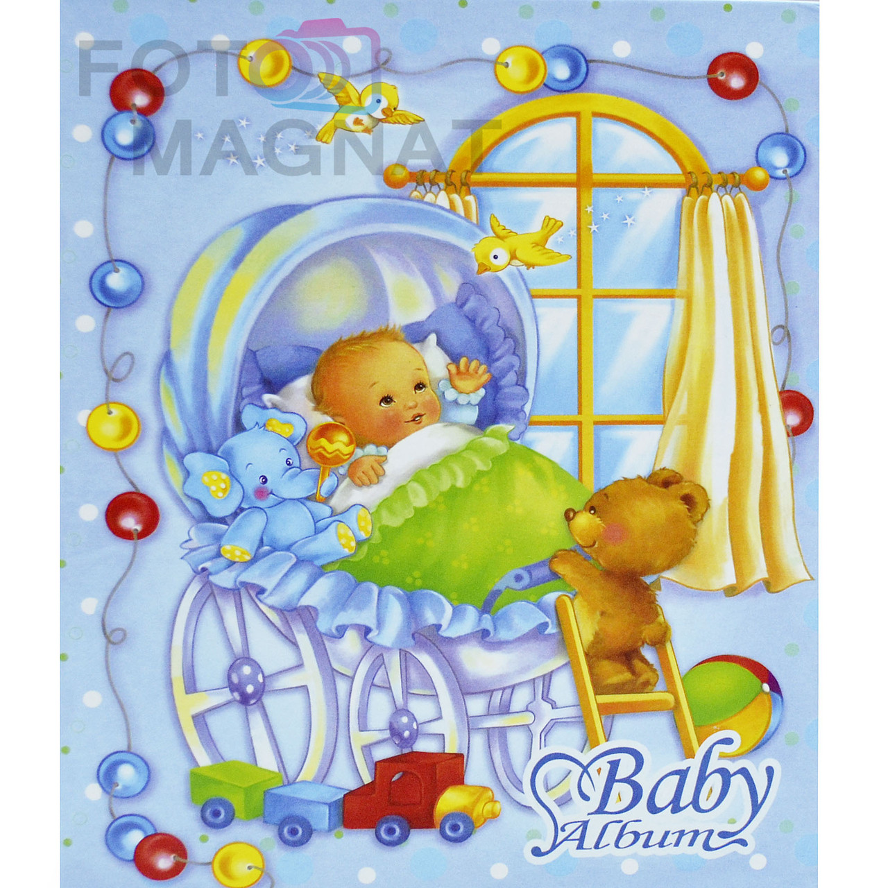 Фотоальбом дитячий BABY- BOY (подарункова коробка) 40 фото 10х15см