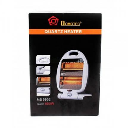 Нагрівач галогенний інфрачервоний Domotec MS-5952, фото 2