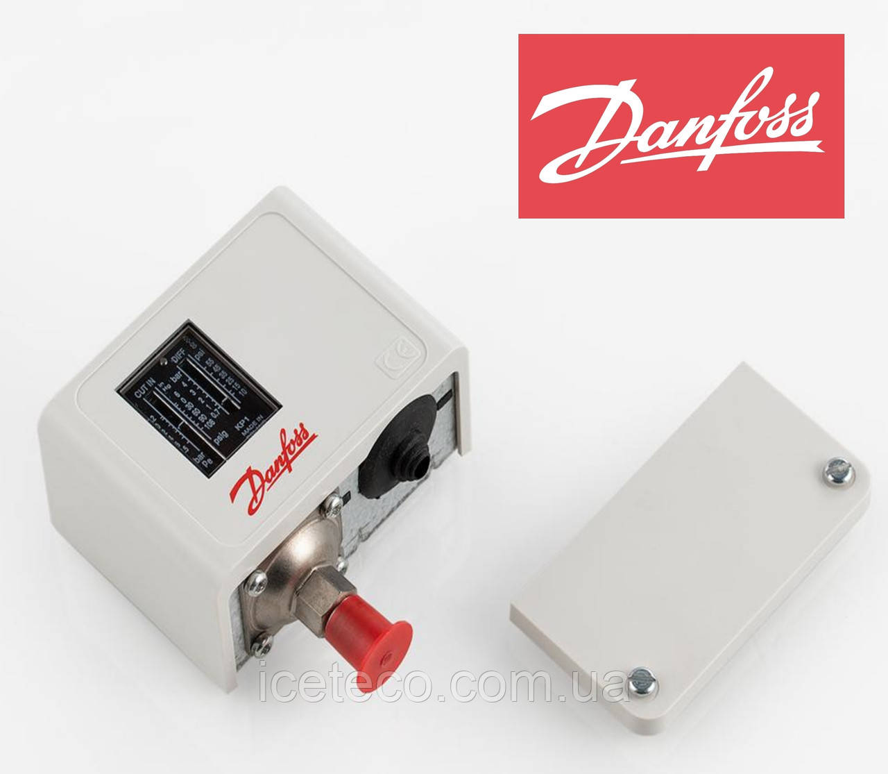 Одноблокове реле тиску HP автом. скидання KP 5 (060-117166) Danfoss, фото 1