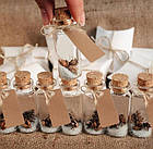 Скляна Баночка з дерев'яною пробкою 80х47 мм, 90 мл, фото 6