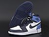 Чоловічі кросівки Air Jordan 1 Retro High Obsidian UNC White Blue 555088-140, фото 6