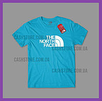 Футболка The North Face 'Easy Tee Youth' с биркой | Зе Норт Фейс | Голубая