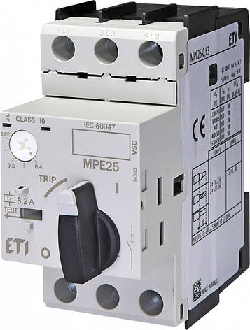 Автоматичний вимикач захисту двигунів ETI MPE 25-20, фото 2