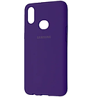 Чохол Silicone Case Full для Samsung Galaxy A21 A215 Purple (самсунг галаксі а21), фото 5