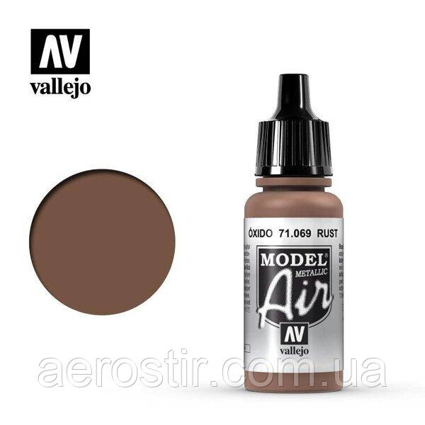 Акрилова фарба Rust Metallic 17 мл. Vallejo 71069