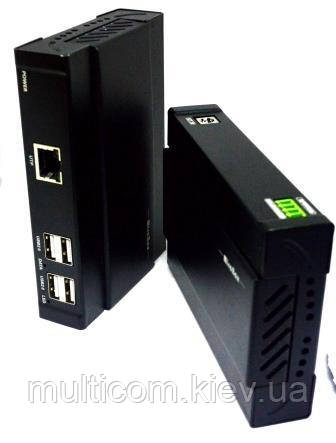 03-03-171.USB EXTENDER: передавач (TX) + приймач (RX) + 4хUSB, HSV2614