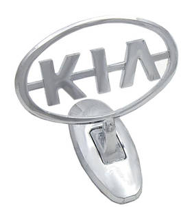 Приціл емблему на капот Kia хром