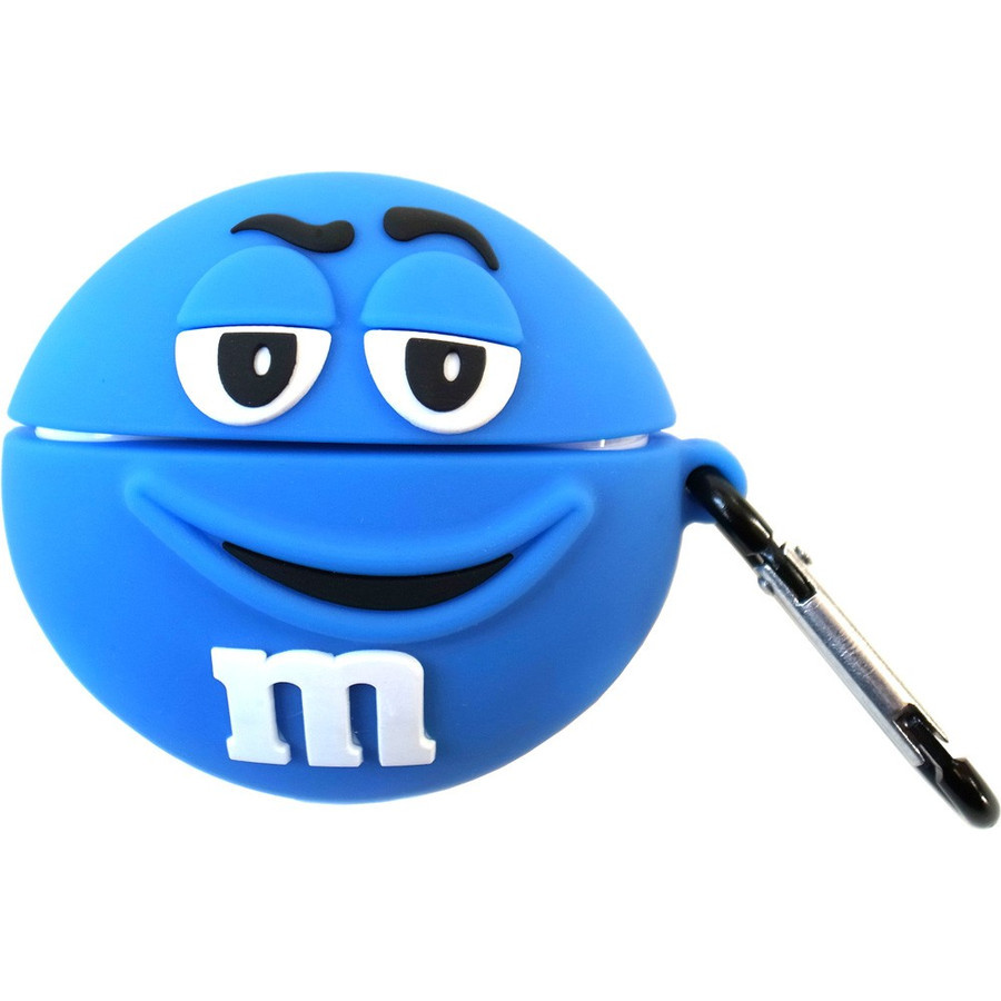 Чохол для навушників AirPods 1/2 M&M's синій, фото 1