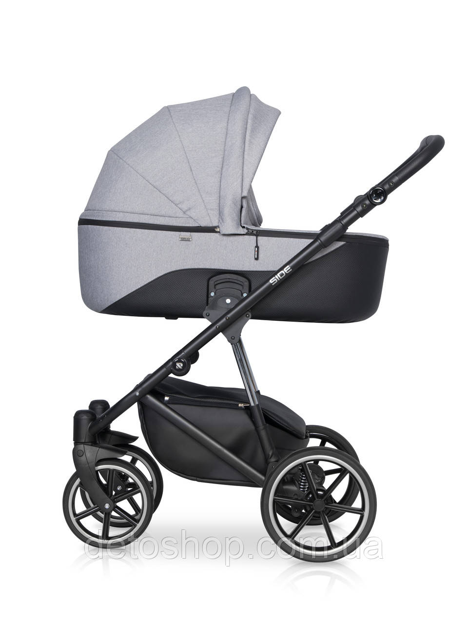Коляска 2 в 1 Riko Side 01 Grey Fox, фото 1