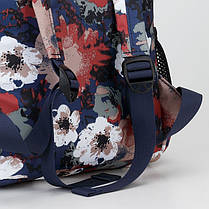 Рюкзак жіночий міський синій маленький у яскравих кольорах модний із кишенями Dolly 393, фото 2