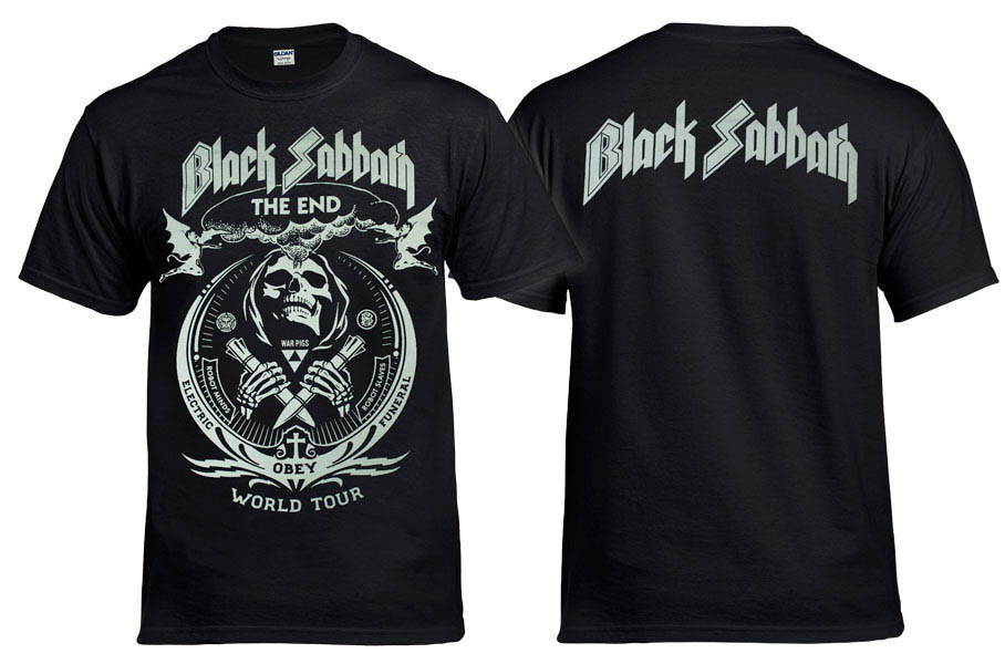 Футболка Black Sabbath The End World Tour