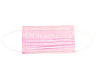 Маска захисна на резинці рожева, 50 шт/уп, фото 2