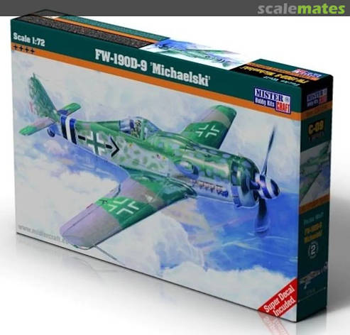 Fw-190D-9 Michaelski. Збірна модель німецького винищувача в масштабі 1/72. MISTER CRAFT C-09, фото 1