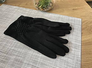 Жіночі стрейчеві рукавички Чорні