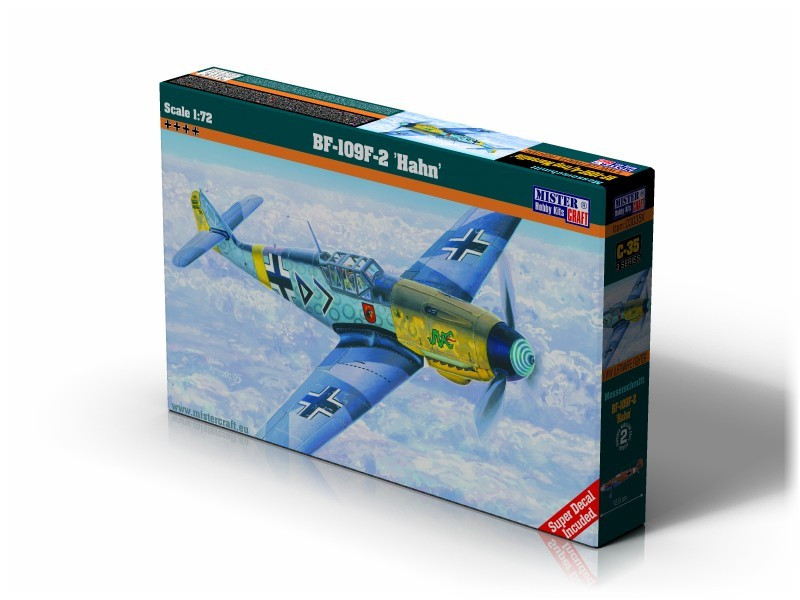 BF-109F-2 Hahn. Збірна модель німецького винищувача в масштабі 1/72. MISTER CRAFT C-35