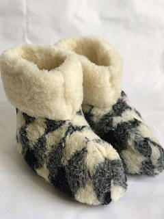 Чуні з овчини, чуні з овечої вовни