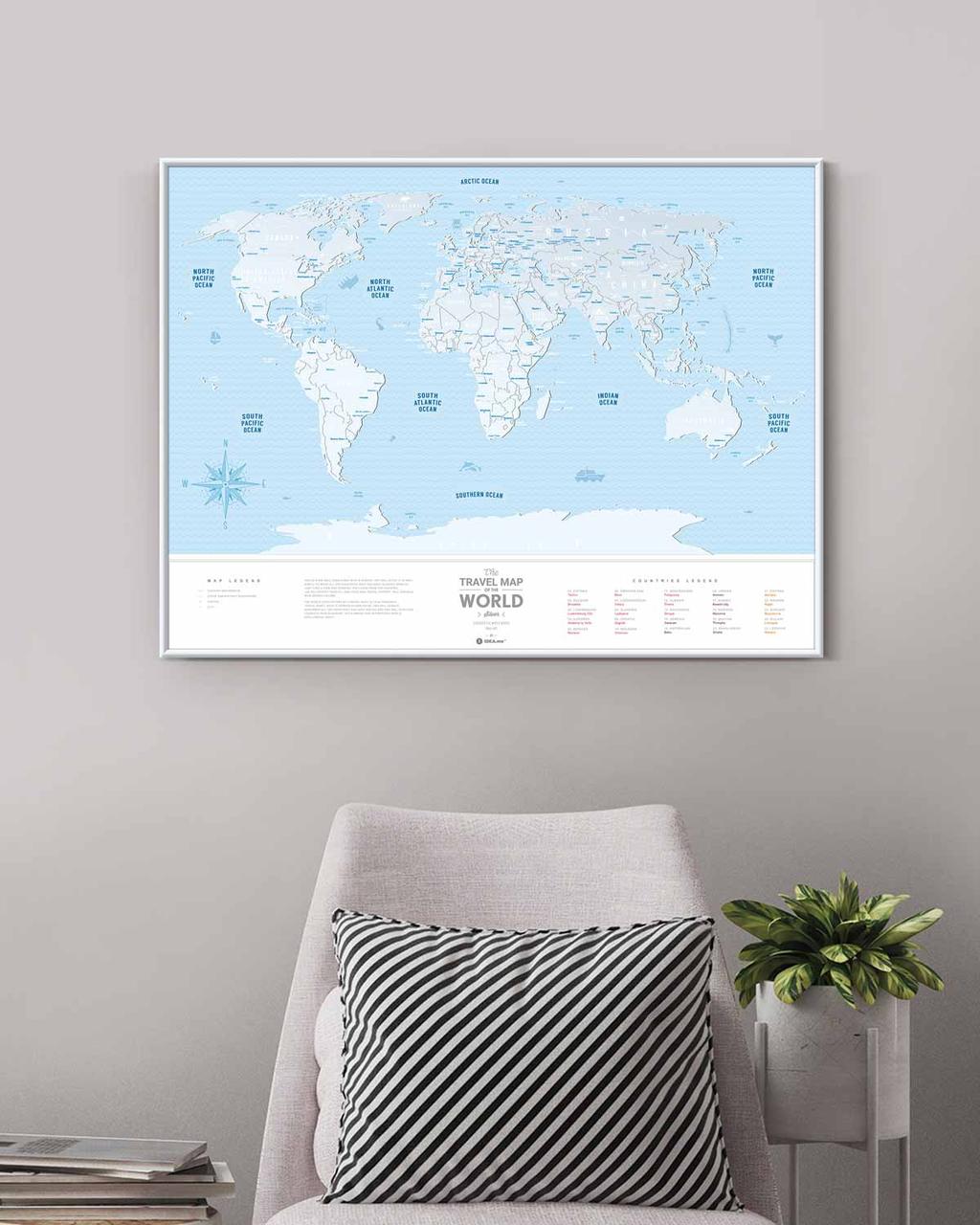 Скретч Карта Мира Travel Map® Silver World - фото 6 - id-p1257409181