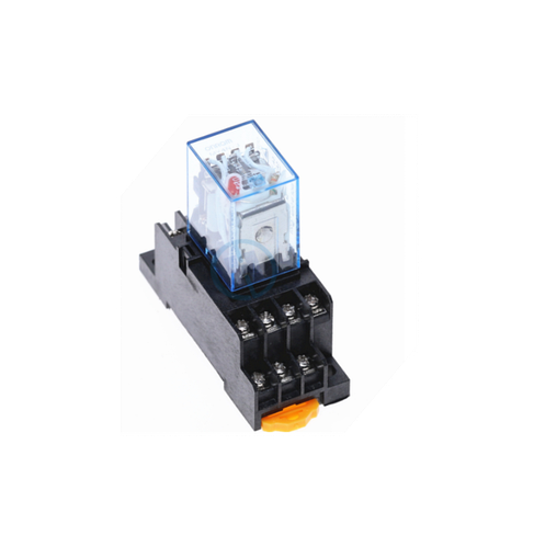 Реле 12В с клеммной колодкой на DIN-рейку / нагрузка 5А при 250В (ID ...