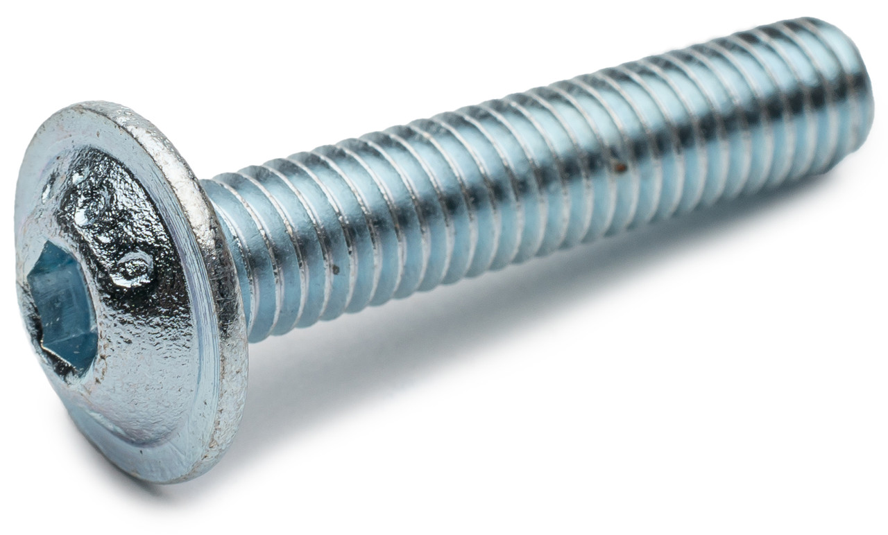 Гвинт М 8х16 10,9 ISO 7380-2 з напівкруглою головкою з буртиком під шестигранник, фото 1