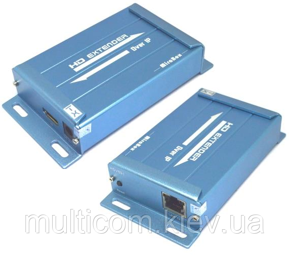 03-03-203. HDMI EXTENDER: передавач (TX) + audio extractor, over TCP/IP, HSV891