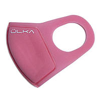 Вугільна маска на обличчя ULKA багаторазова захисна, рожева