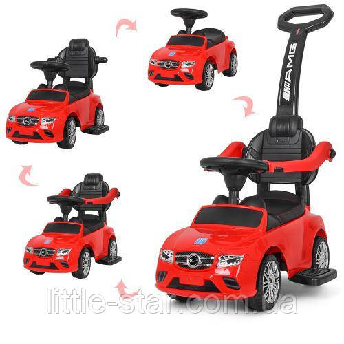 Дитяча машинка каталка толокар Bambi M 3902L-3, червоний