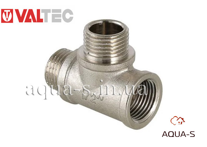 Трійник перехідний Valtec DN 3/4" (ВНН) рівномірний (Італія) VTr.133.N.0005, фото 1